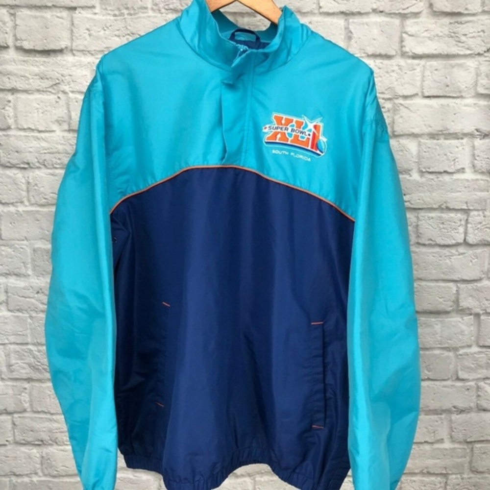 Super Bowl XLI Florida Embroidered Blue Pullover